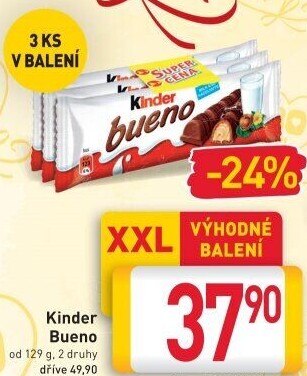 Tyčinka Bueno Kinder