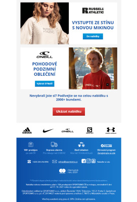 akční leták Sportisimo 17.10.2021-22.10.2021