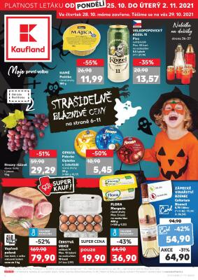 akční leták Kaufland 25.10.2021-2.11.2021