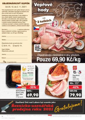 akční leták Kaufland 25.10.2021-2.11.2021