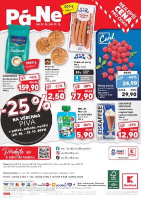 akční leták Kaufland 25.10.2021-2.11.2021