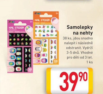 Samolepky na nehty Avenir