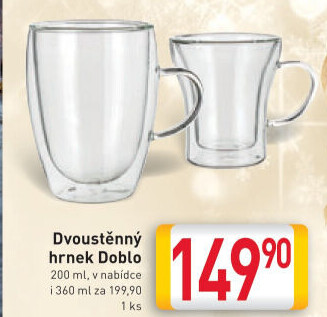 Termo skleněný hrnek