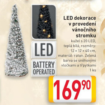 Vánoční svítící LED dekorace