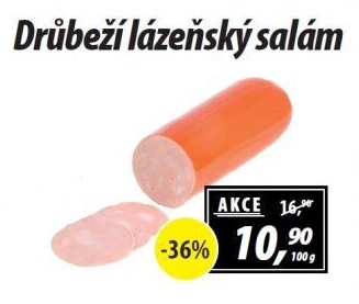 Salám drůbeží lázeňský