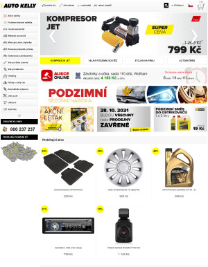 akční leták Auto Kelly 26.10.2021-1.11.2021