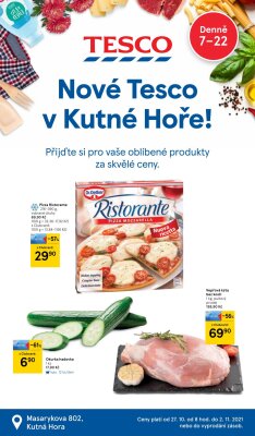 akční leták Tesco 27.10.2021-2.11.2021
