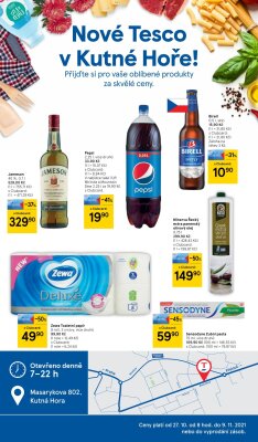 akční leták Tesco 27.10.2021-2.11.2021