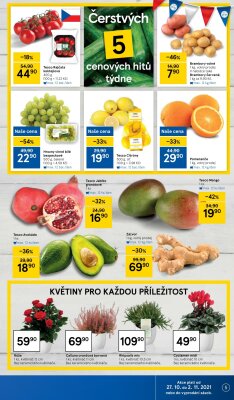 akční leták Tesco 27.10.2021-2.11.2021