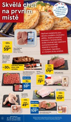 akční leták Tesco 27.10.2021-2.11.2021