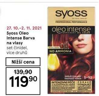 Barva na vlasy Oleo Intense Syoss