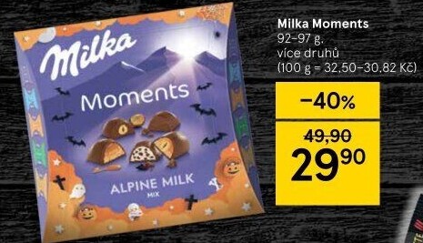 Bonboniéra Pralinky Moments Milka
