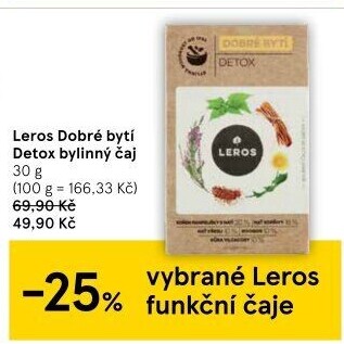 Čaj bylinný funkční Leros