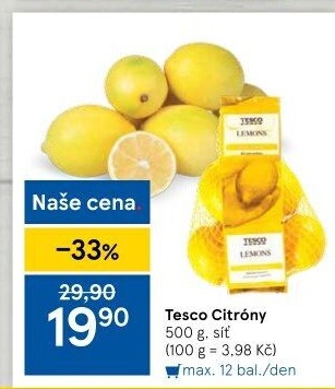 Citrony Tesco