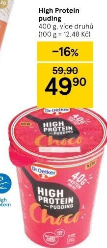 Dezert pudink High protein Dr. Oetker