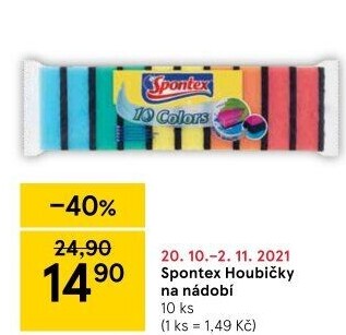 Houbička na nádobí Spontex