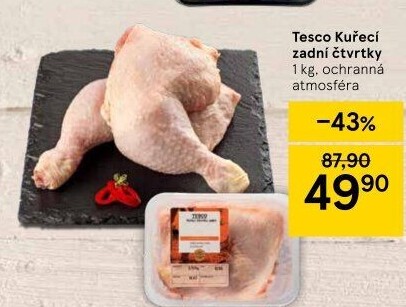 Kuřecí čtvrtky Tesco