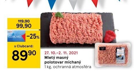 Mleté maso mix Tesco