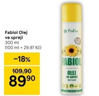 Olej ve spreji Fabiol
