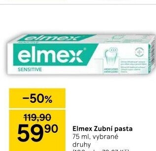 Pasty na zuby Elmex