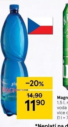 Přírodní voda Magnesia