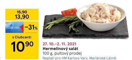 Salát hermelínový