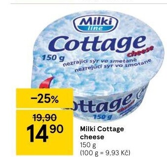Sýr Cottage Milki line