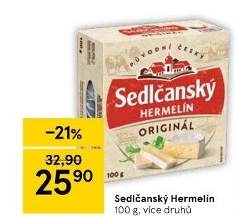 Sýr Hermelín Sedlčanský