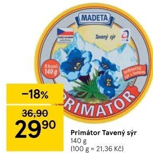Sýr tavený Primátor Madeta