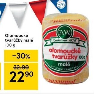 Sýr tvarůžky olomoucké A.W.