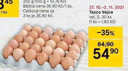 Vejce S Tesco