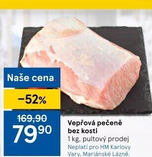 Vepřová pečeně bez kosti