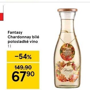 Víno Chardonnay Fantasy Migdal Chateau Cojusna