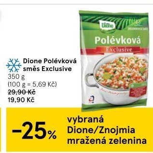 Zeleninová polévková směs mražená Exclusive Dione