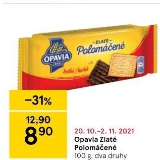 Zlaté polomáčené Opavia