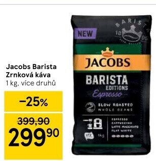 Zrnková káva Barista Jacobs