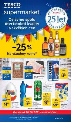 akční leták Tesco 27.10.2021-2.11.2021