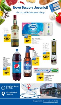 akční leták Tesco 27.10.2021-2.11.2021