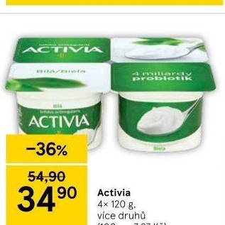 Bílý jogurt Activia Danone