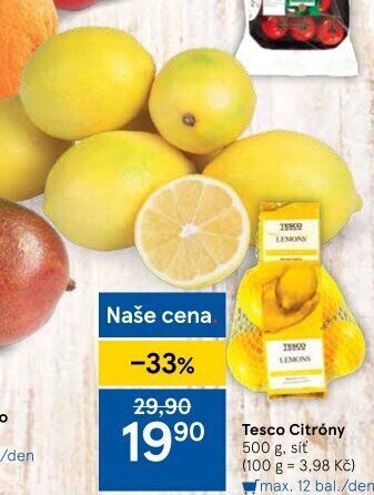 Citrony Tesco