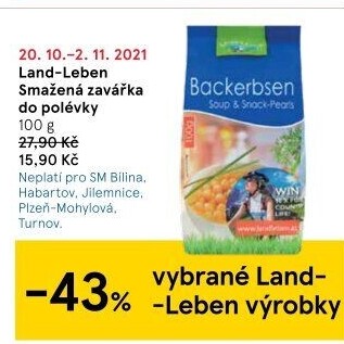 Hrášek smažený Land Leben