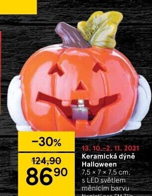 Keramická LED dekorace