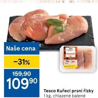 Kuřecí prsní řízky Tesco