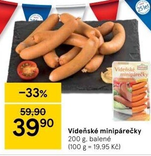 Minipárečky vídeňské Ponnath