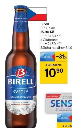 Nealkoholické pivo Birell