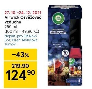 Osvěžovač vzduchu Freshmatic Air Wick