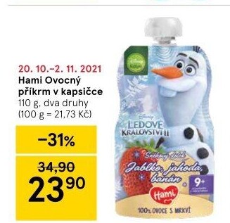 Ovocná kapsička Hami