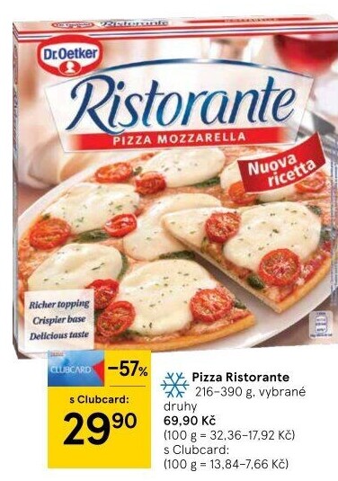 Pizza mražená Ristorante Dr. Oetker
