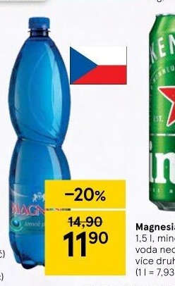 Přírodní voda Magnesia