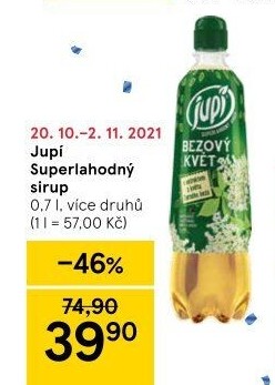 Sirup Superovocný Jupí